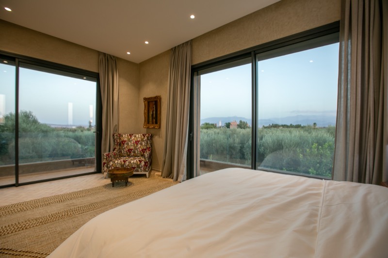 Suite One: view of the Atlas at dusk